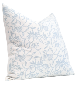 Alternative view of Boronia Block Print 60cm X 60cm Linen Cushion