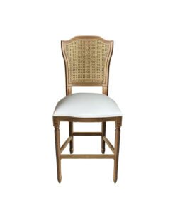 Alternative view of April Luxury Upholstered Leather Kitchen Stool