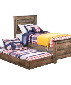 Trinell Panel Bed with Twin Trundle