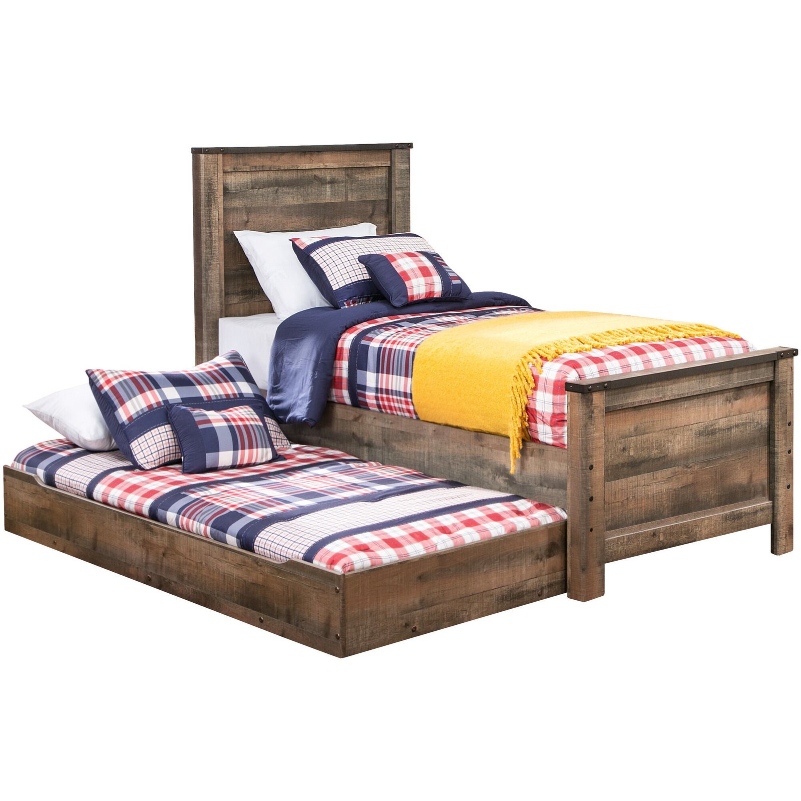 Trinell Panel Bed with Twin Trundle - Image 4