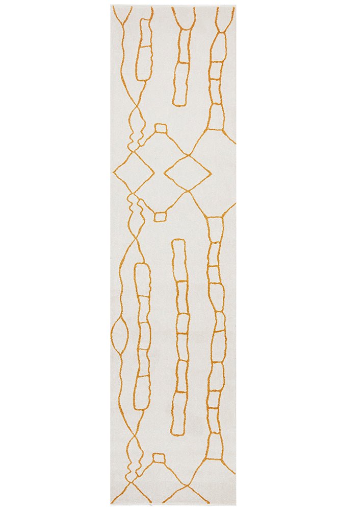 Amy White Gold Runner