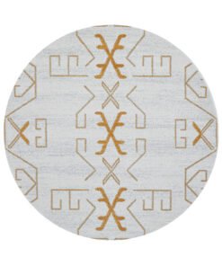 Paradise Cala Gold Round Rug