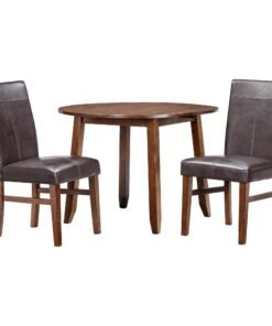 Alternative view of Kona 3 Piece Parson Drop Leaf Dining Set