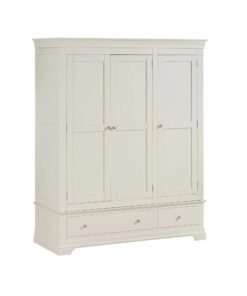 Provence - 3 Door 2 Drawer Wardrobe - Cream