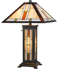 Tiffany Brown Table Lamp