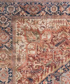 Alternative view of Layla Red Navy Rug