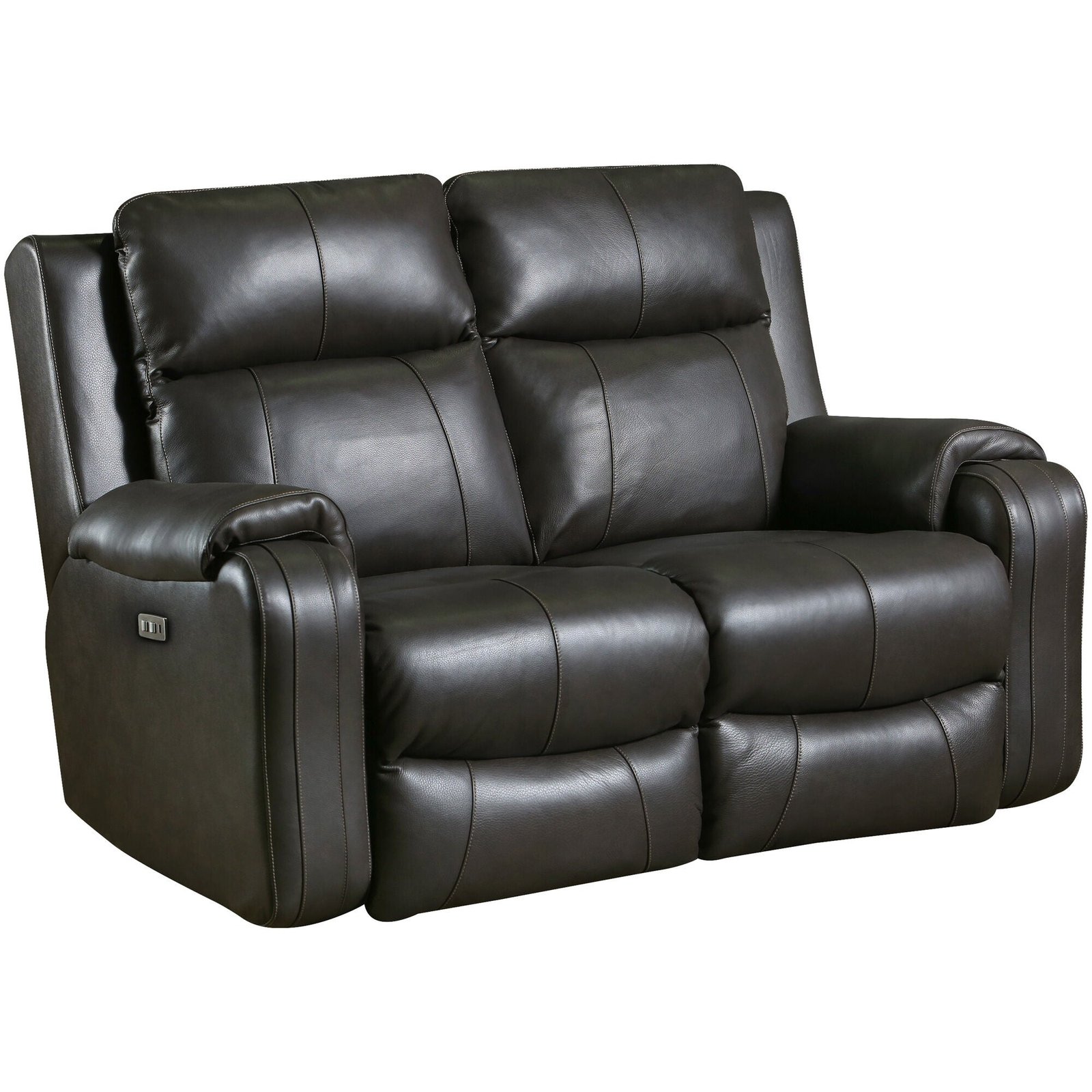 Contour Leather Power+ Reclining Loveseat