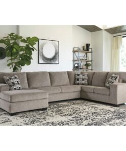 Ballinasloe Left Chaise Sectional with Coffee Table and 2 End Tables