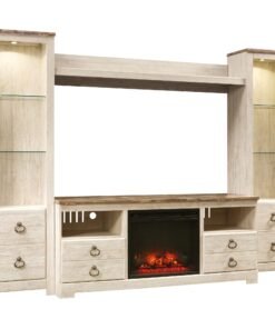 Willowton 4 Piece Fireplace Entertainment Center