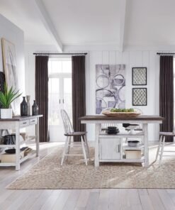 Alternative view of Farmhouse 5 Piece Counter Dining Set