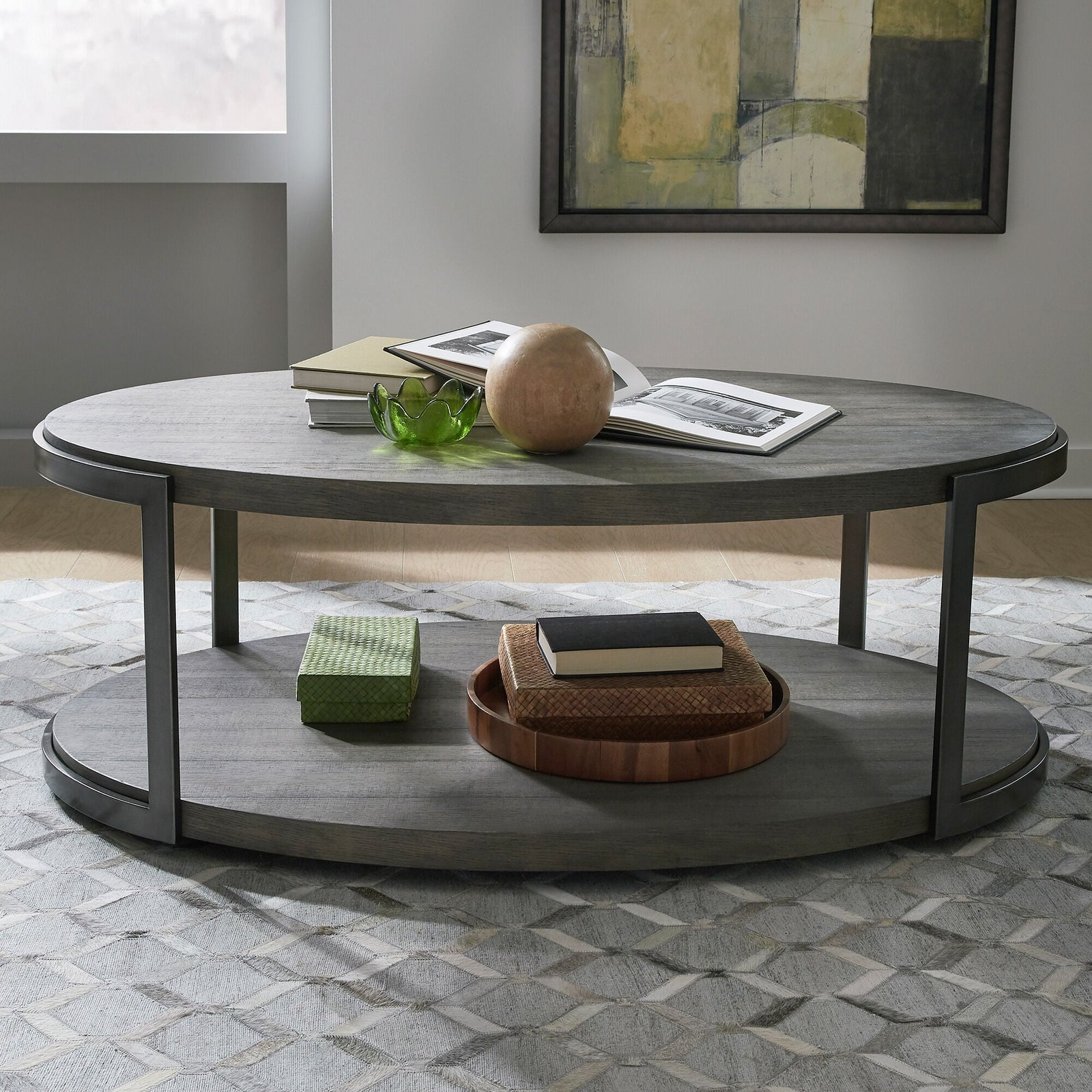 Modern View Oval Coffee Table - Image 2