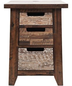 Painted Canyon Power Chairside Table