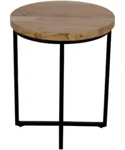 Ames Round End Table
