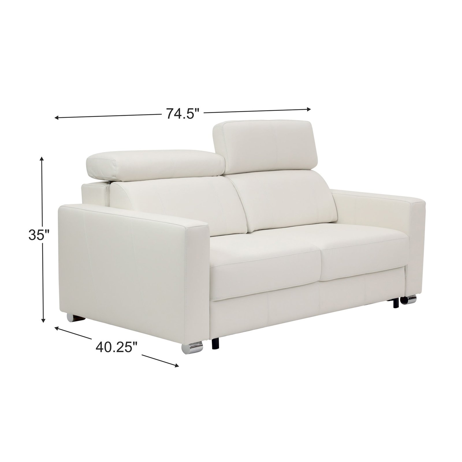 West Power Sleeper Loveseat - Image 17