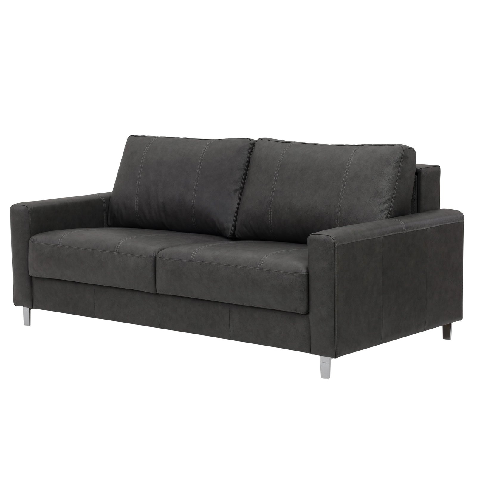 Nico Leather Sleeper Loveseat - Image 6