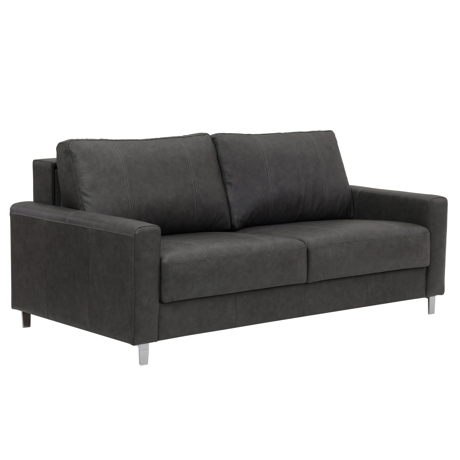 Nico Leather Sleeper Loveseat - Image 4