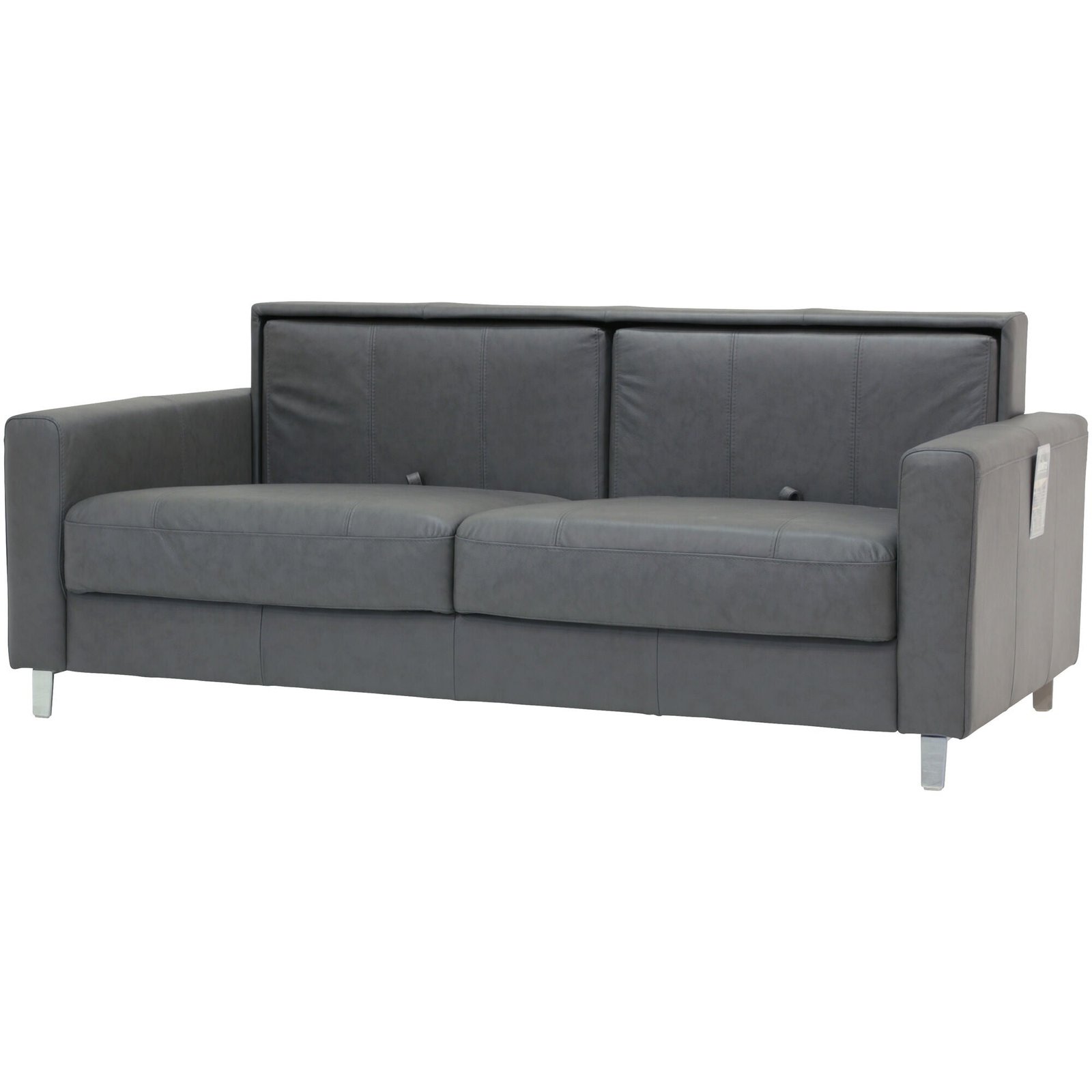 Nico Leather Sleeper Loveseat - Image 13