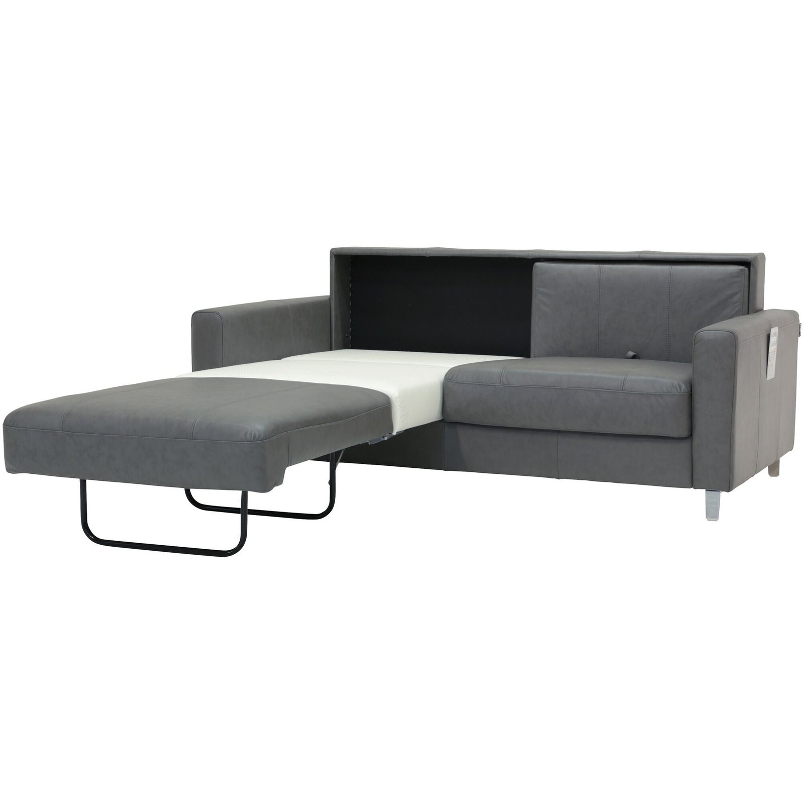 Nico Leather Sleeper Loveseat - Image 14