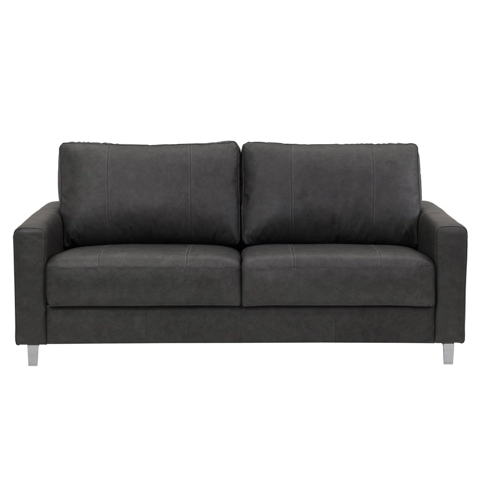 Nico Leather Sleeper Loveseat - Image 2
