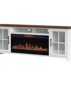 Alternative view of Hampton 88 Inch Fireplace Console