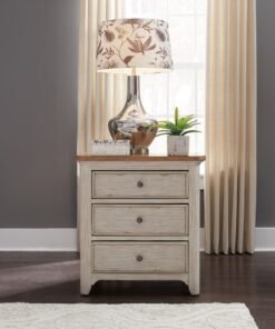 Alternative view of Farmhouse Reimagined 3 Drawer Nightstand