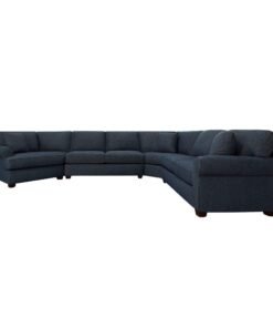 Connections Roll 4 Piece Left Cuddler Wedge Sectional