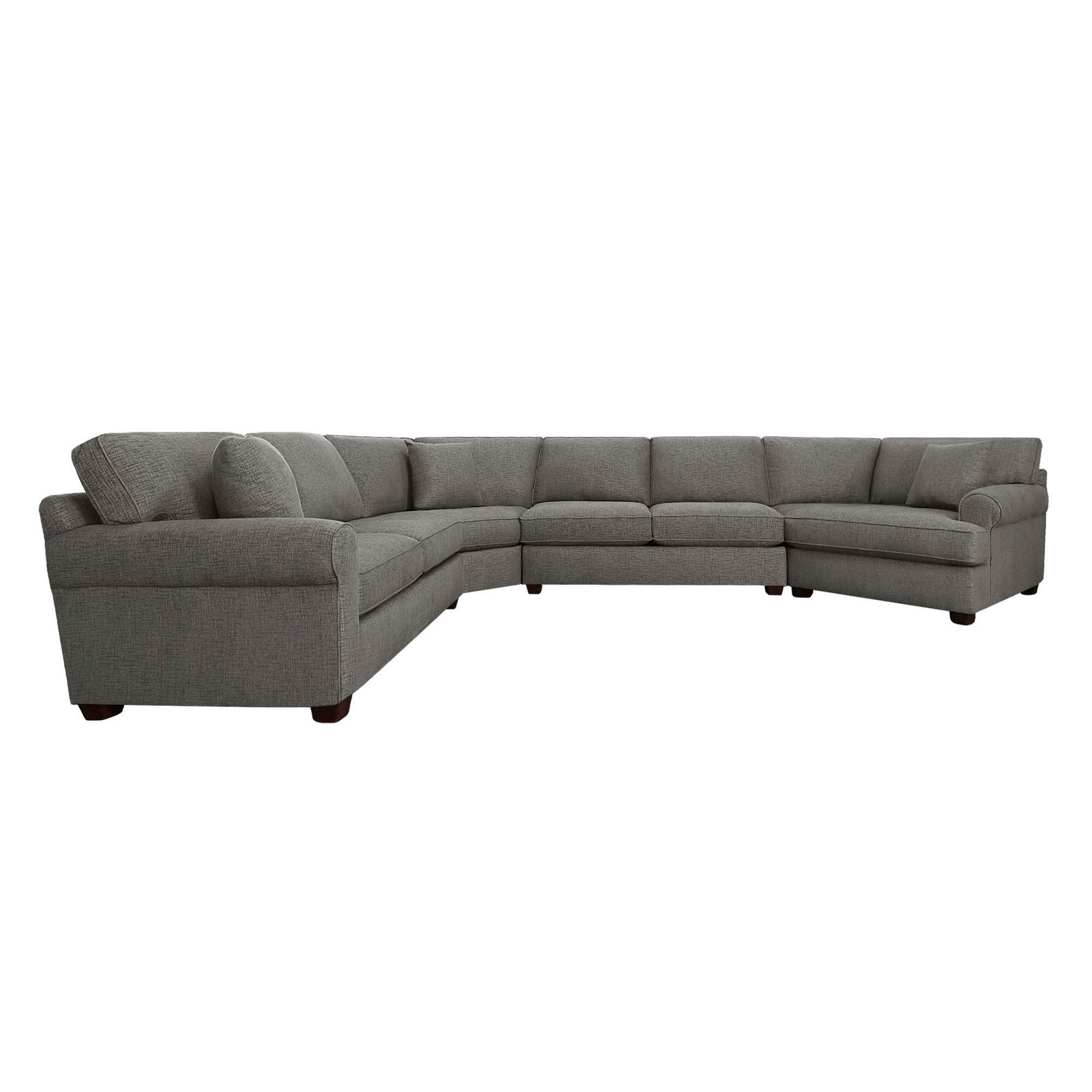 Connections Roll 4 Piece Right Cuddler Wedge Sectional