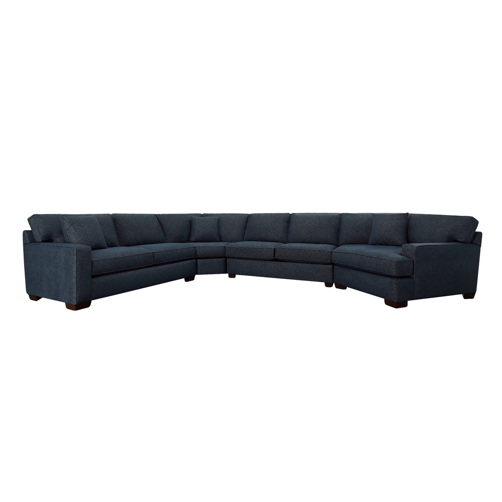 Connections Track 4 Piece Right Cuddler Wedge Sectional - Image 5