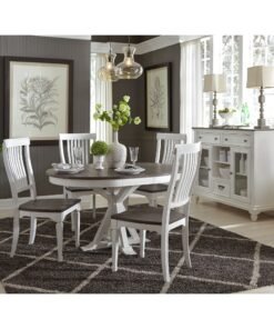 Allyson Park 5 Piece Pedestal Dining Set