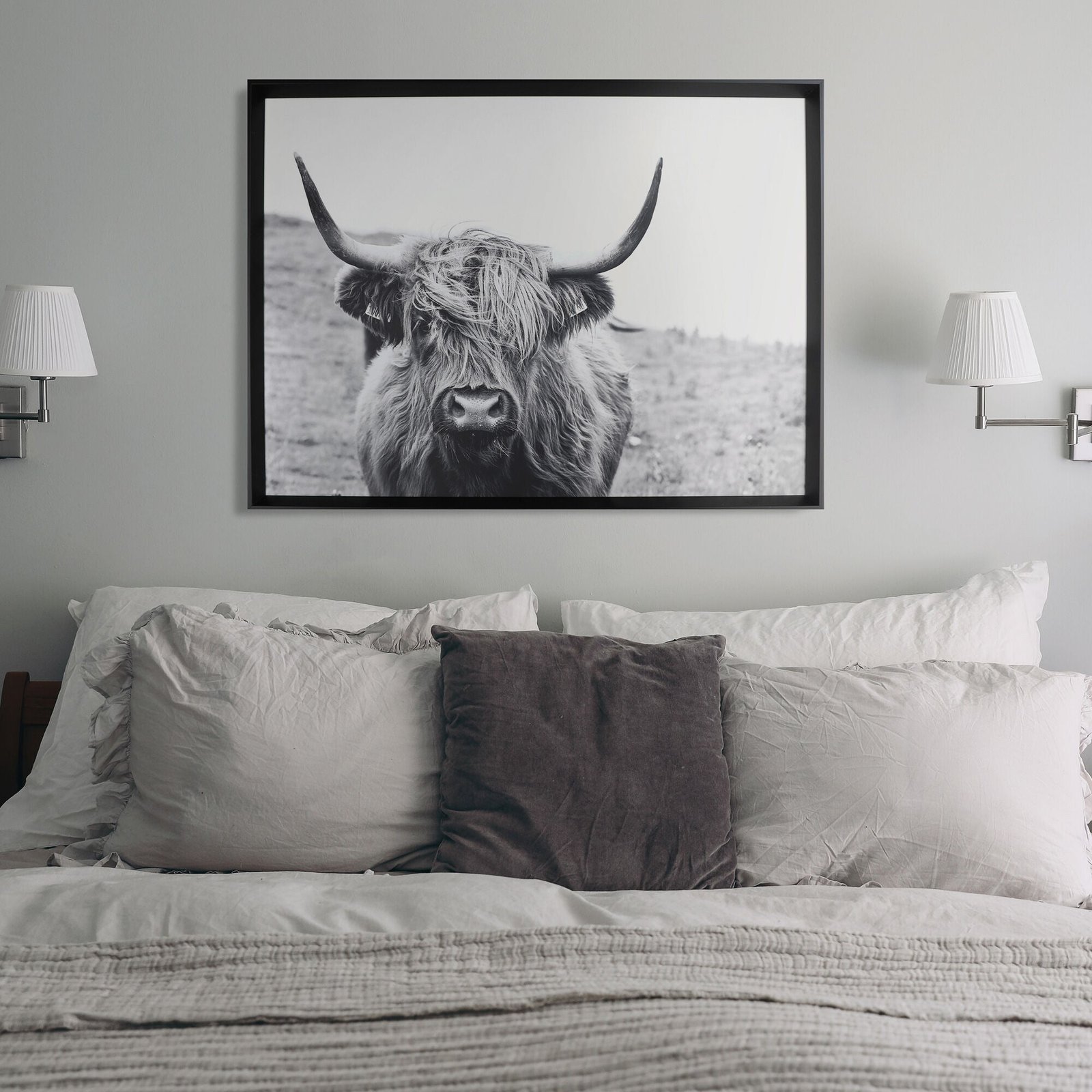 Staring Gaze Bull Wall Art - Image 3
