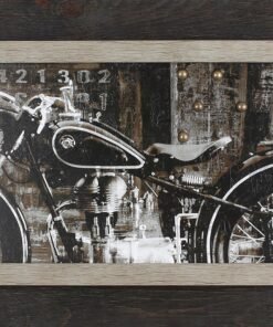 Alternative view of Vintage Motorcycle Wall Art