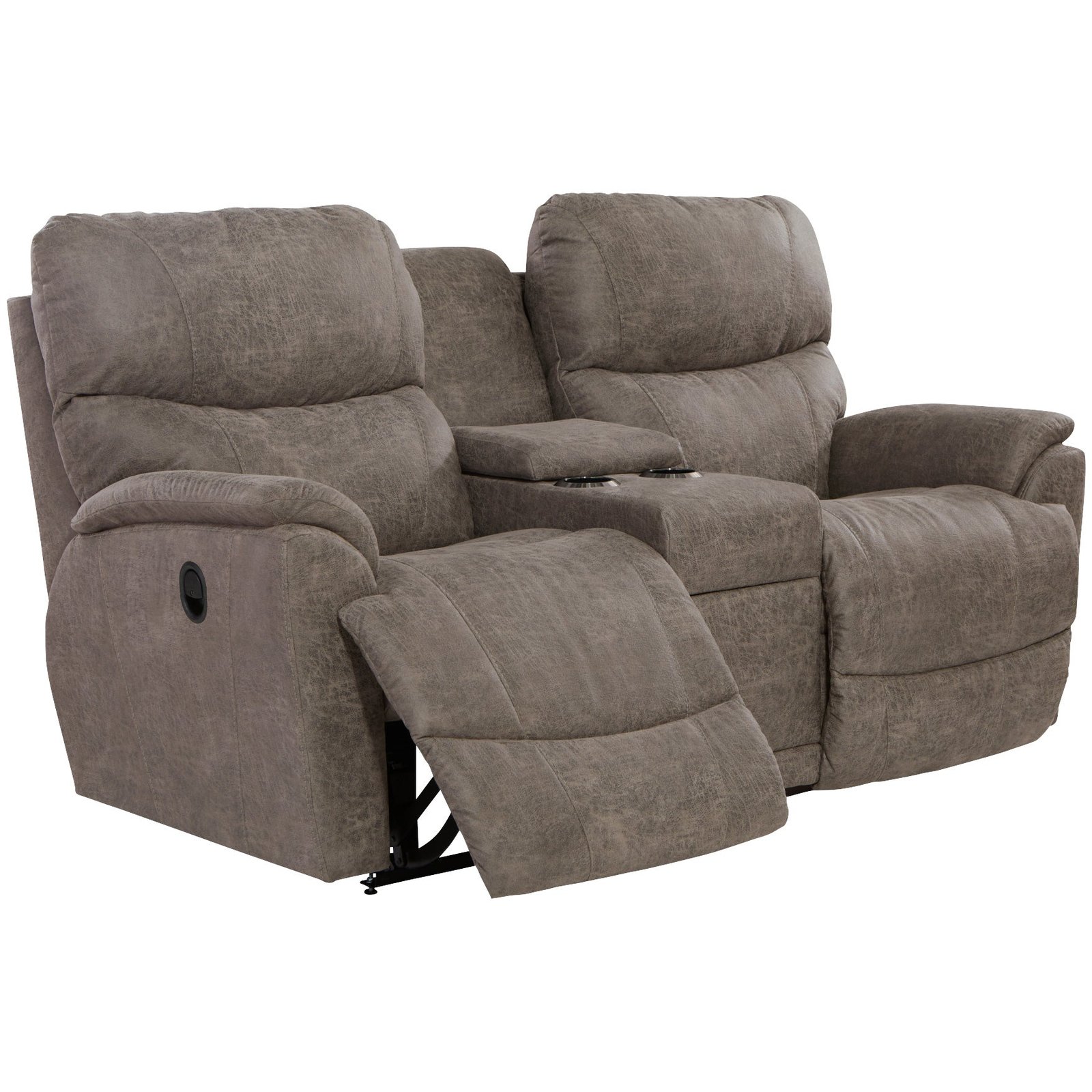 Trouper Reclining Console Loveseat - Image 3