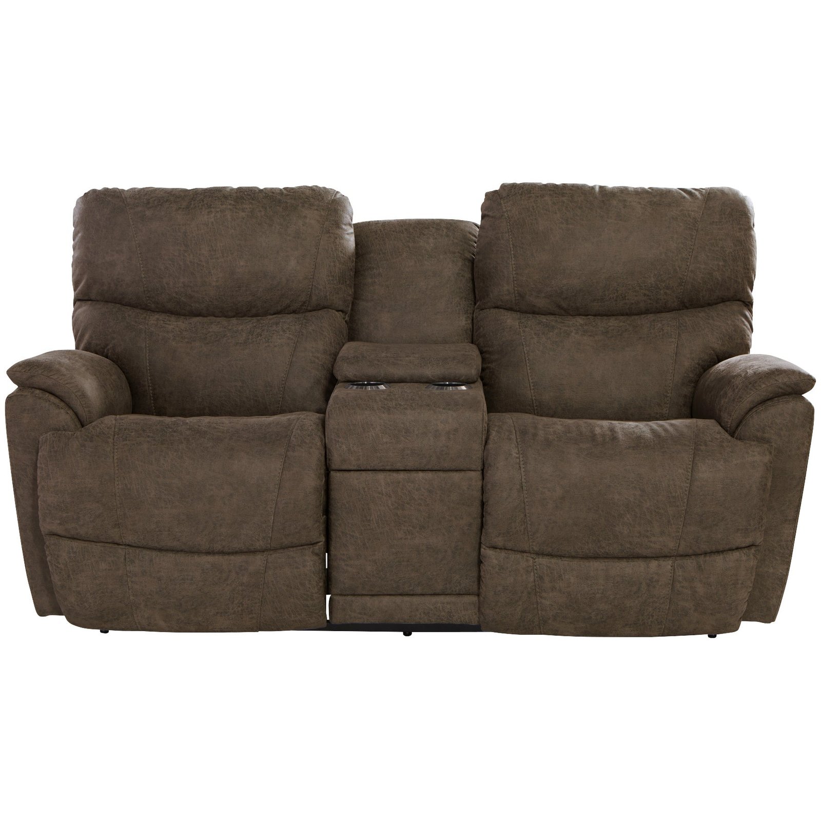 Trouper Reclining Console Loveseat - Image 5
