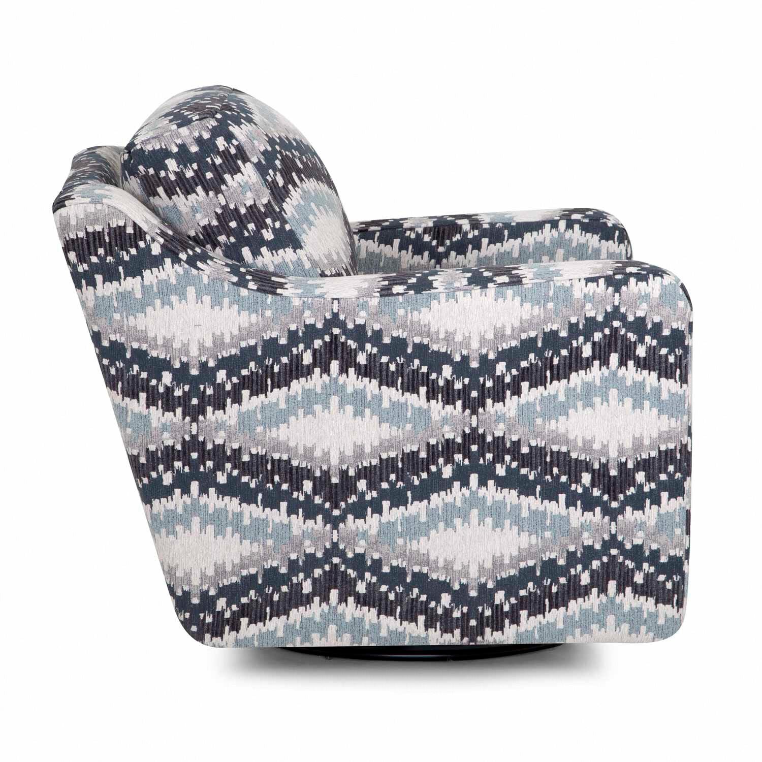 Zander Swivel Accent Chair - Image 2