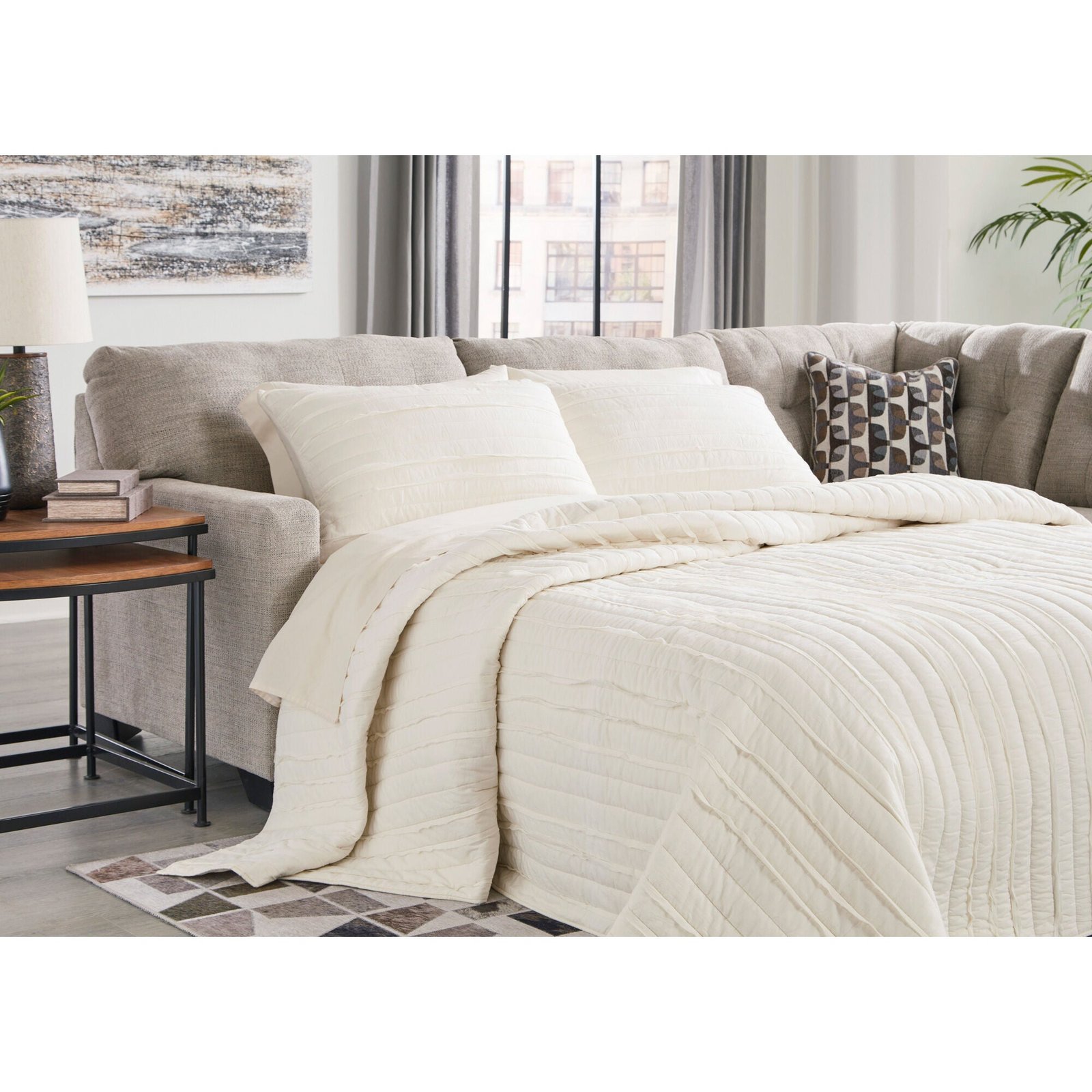 Mahoney Right Chaise Sleeper Sectional - Image 5