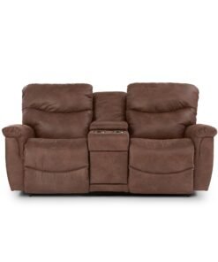 James Reclining Loveseat With Console