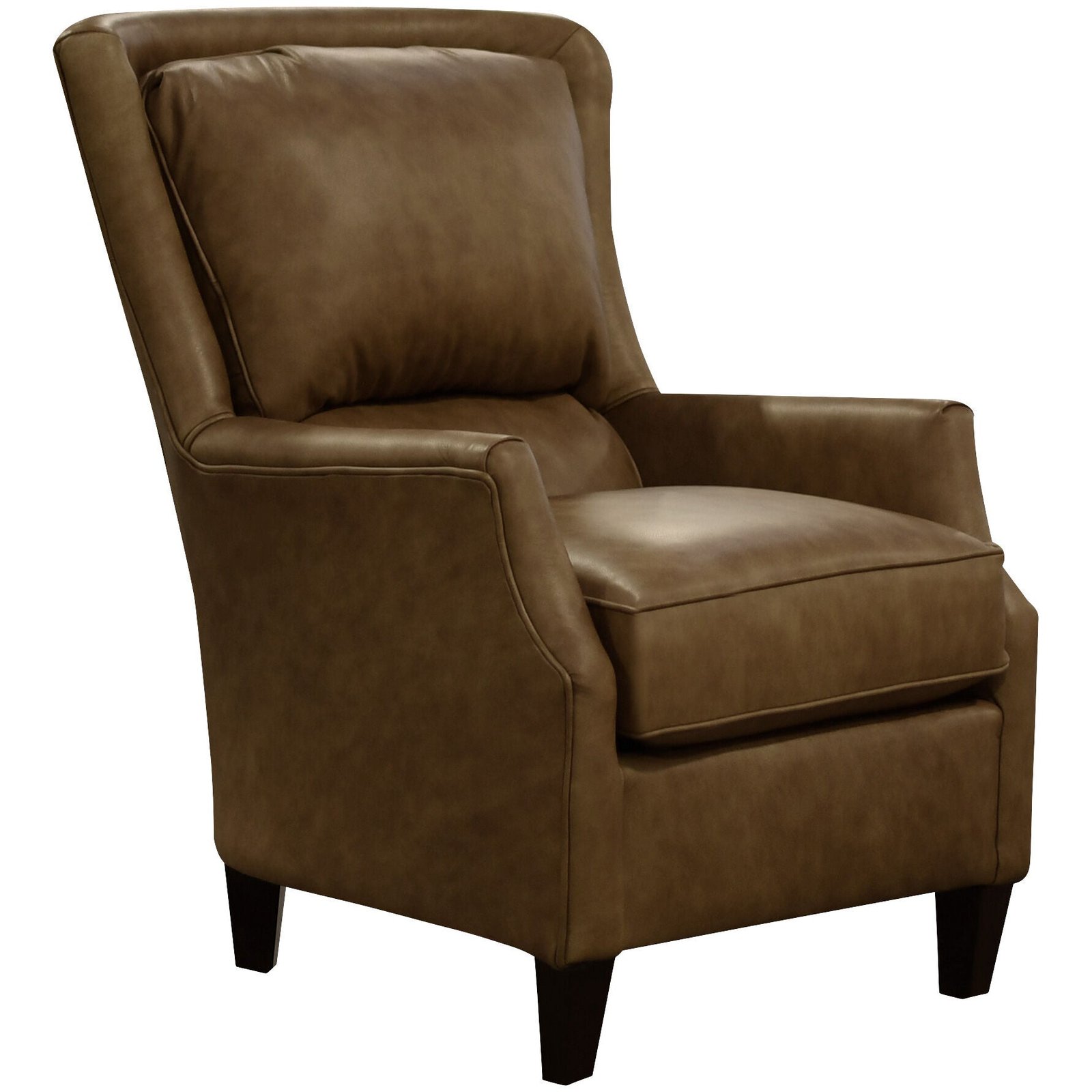 Burke Leather Accent Chair