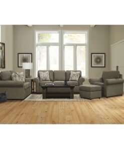 Alternative view of Burke Ottoman