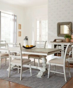 Whitney 5 Piece Trestle Dining Set