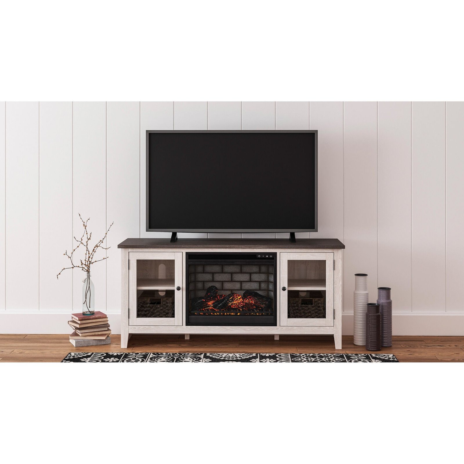 Dorrinson 60 Inch Infrared Electric Fireplace Console - Image 2