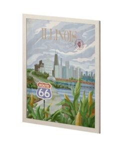 Alternative view of Illinois Go Wall Art