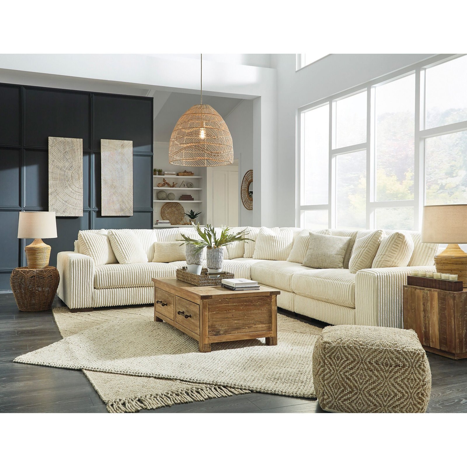 Lindyn 5 Piece Modular Sectional - Image 2