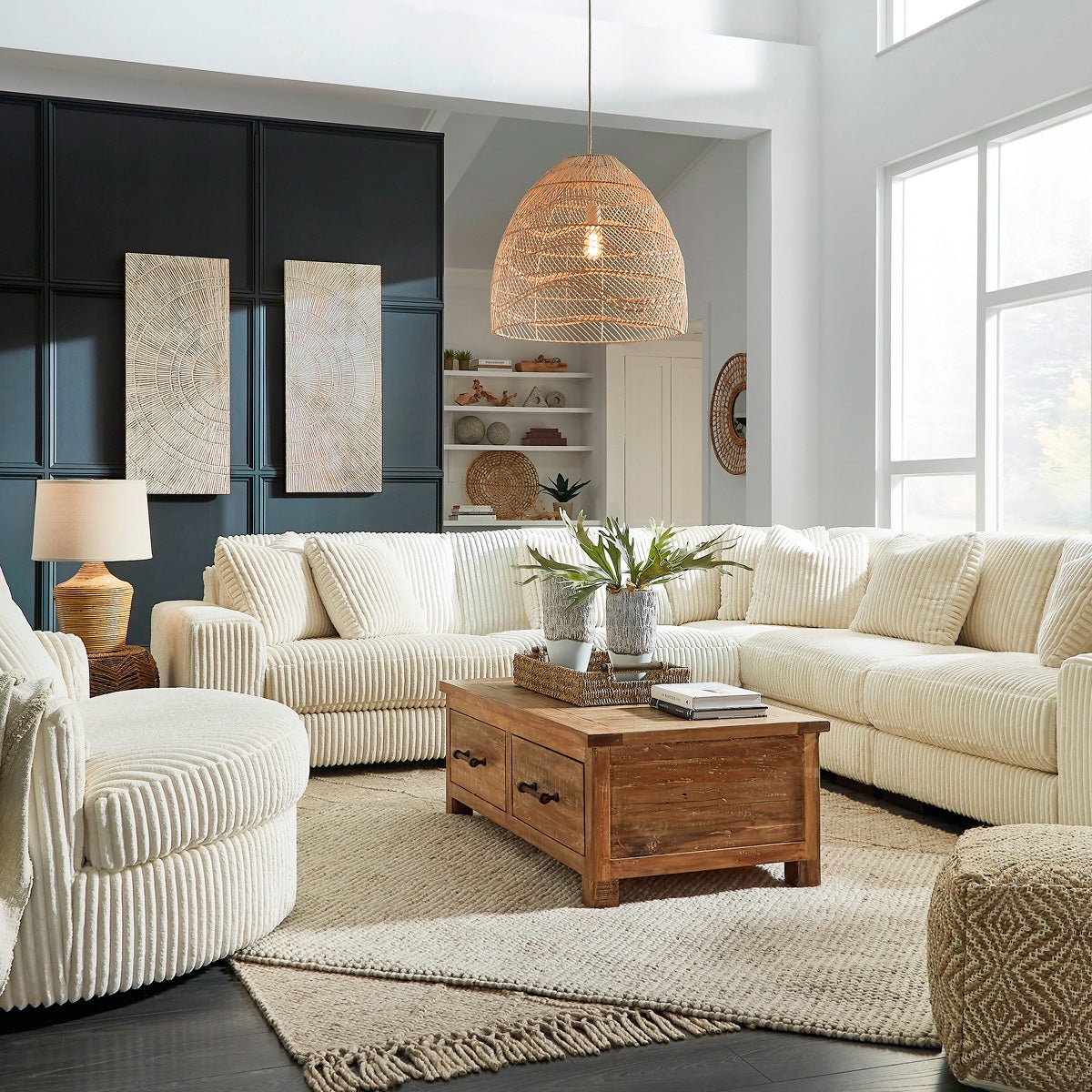 Lindyn 5 Piece Modular Sectional - Image 5