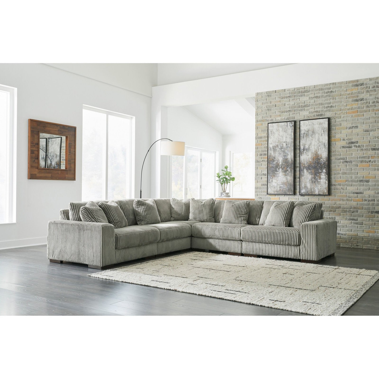 Lindyn 5 Piece Modular Sectional - Image 9