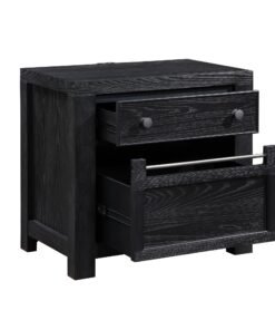 Alternative view of Midnight Valley 2 Drawer Nightstand