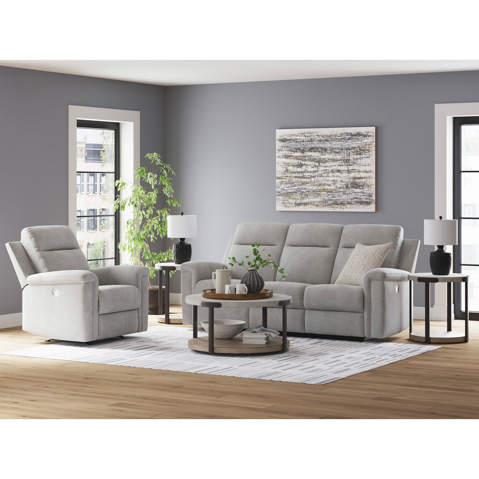 Barnsana Power Reclining Sofa - Image 5