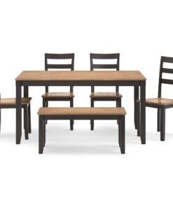 Gesthaven 6 Piece Rectangular Dining Set