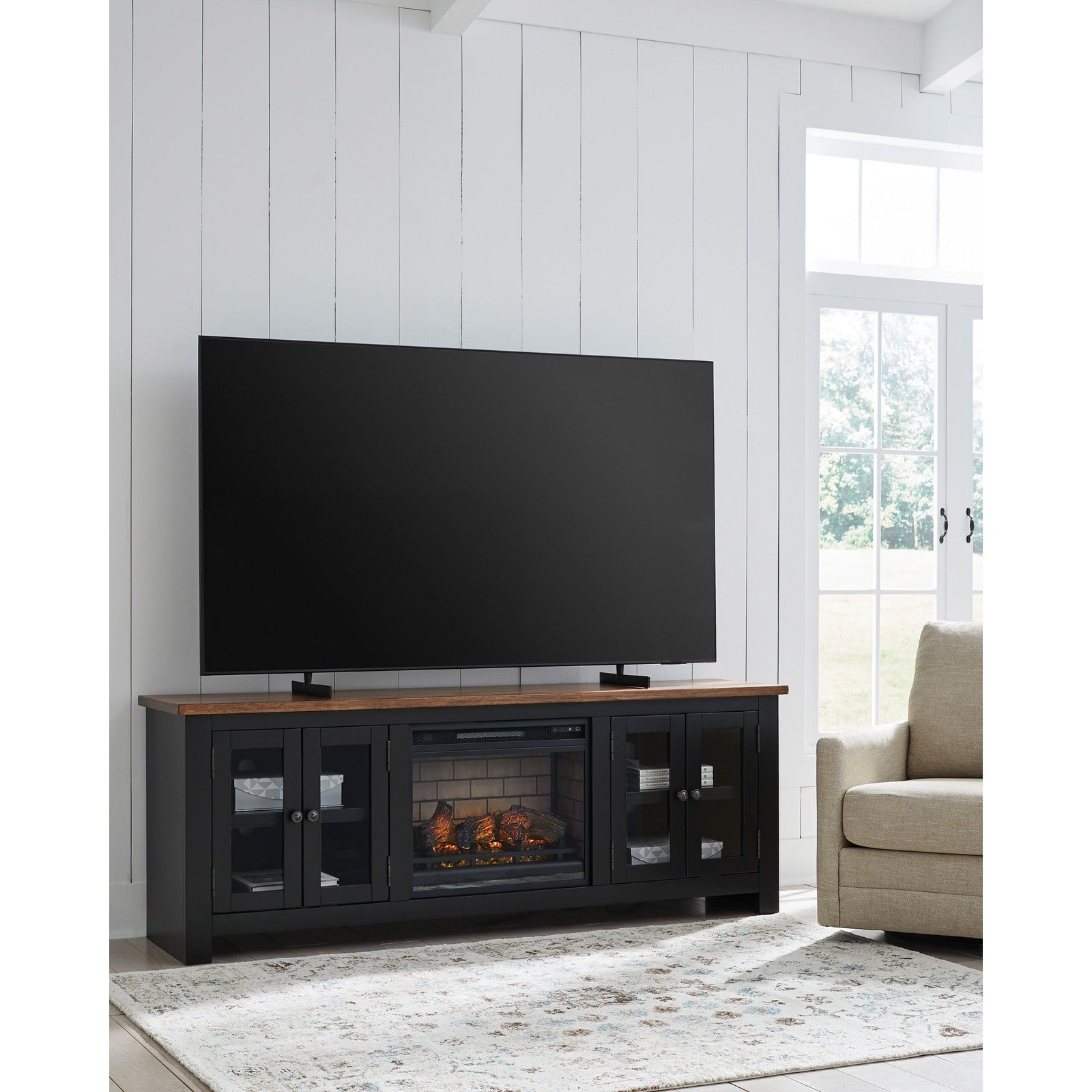 Wildenauer 76 Inch Fireplace Console - Image 3