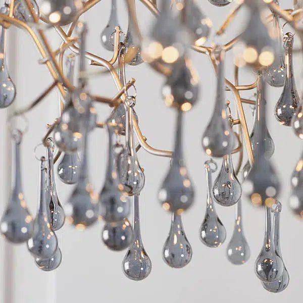Raphael - Branch Chandelier With Glass Droplets - Image 4