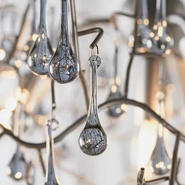 Raphael - Branch Chandelier With Glass Droplets - Image 5